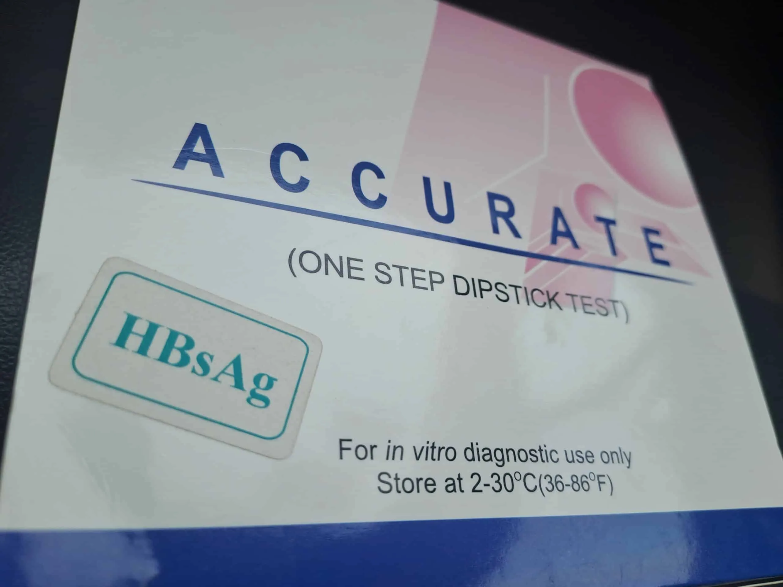 Hepatitis B One Step Test