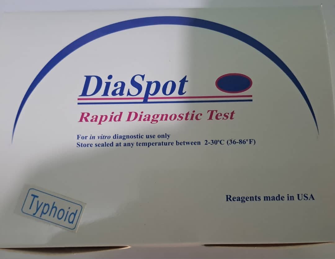 Typhoid Rapid Diagnostic Card Test