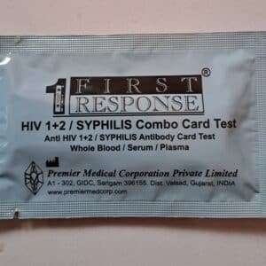 One Step  HIV 1+2/Syphilis Combo Card Test