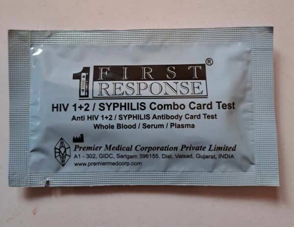 One Step  HIV 1+2/Syphilis Combo Card Test