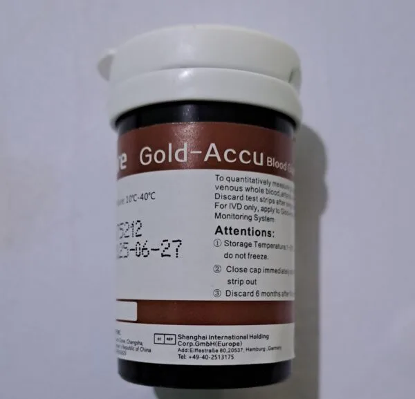 Gold-Accu Blood Glucose Test Strips - Image 2