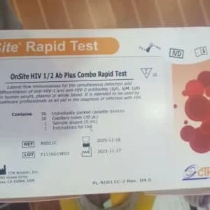 OnSite HIV 1/2 Ab Plus Combo Rapid Test