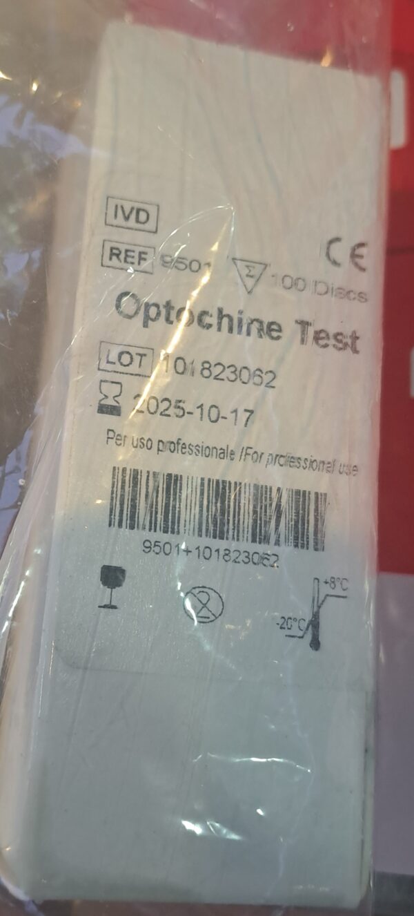 Optochin Disc Test