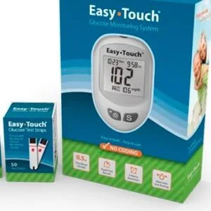 Easy Touch Glucometer Plus Test Strips